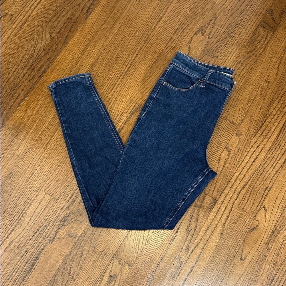 Old Navy Women's Dark Blue Skinny Jeans